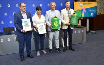 El Cabildo, el Ayuntamiento de La Laguna y Ecovidrio inician dos campañas para incrementar el reciclaje de vidrio